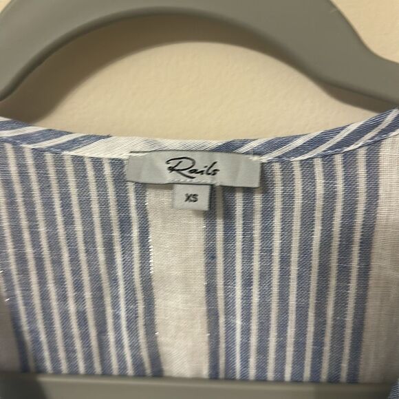 Rails Blue and White Ashlyn Levanzo Striped dress - Picture 2 of 8